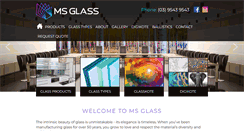 Desktop Screenshot of msglass.com.au